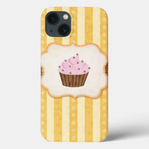 Vintage Cupcake Background iPhone 13 Case