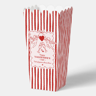 Vintage Cupid Doodles Valentine's Day Party Favour Box