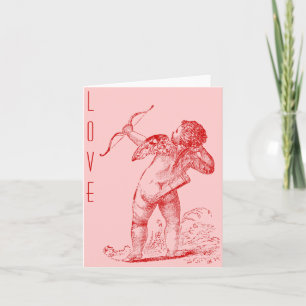 Vintage Cupid Holiday Card