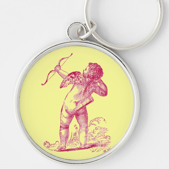 Vintage Cupid Key Ring (Front)