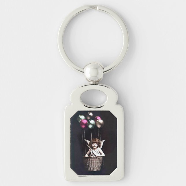 Vintage Cupid Key Ring (Front)