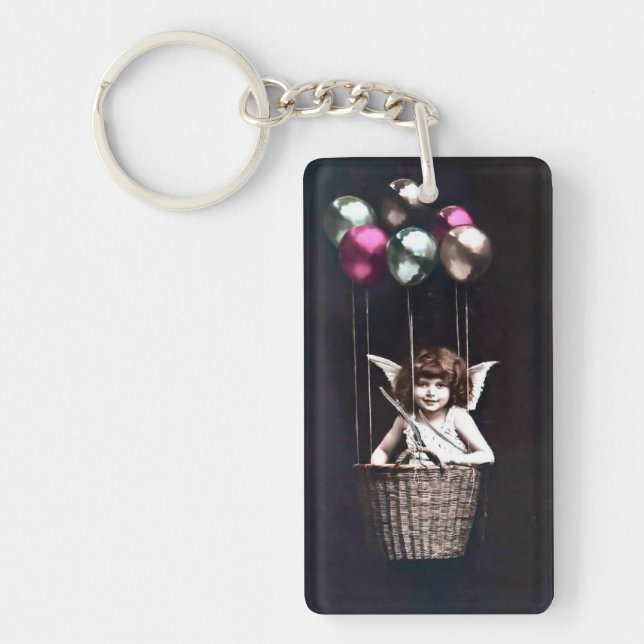 Vintage Cupid Key Ring (Front)