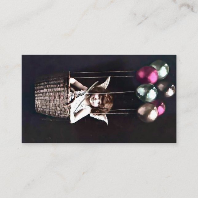Vintage Cupid Place Card (Front)