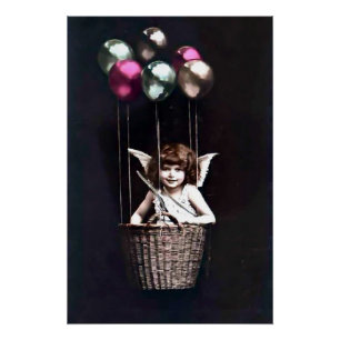 Vintage Cupid Poster