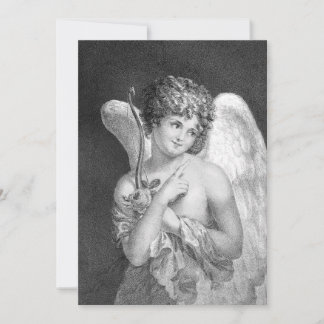 Vintage Cupid Romantic Wedding Invitations