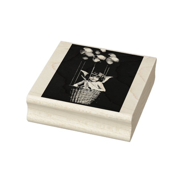 Vintage Cupid Rubber Stamp (Stamp)