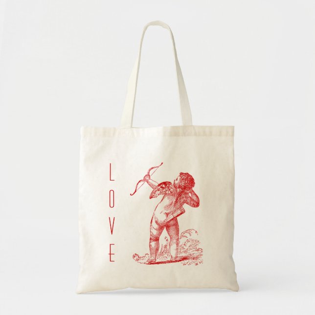 Vintage Cupid Tote Bag (Front)