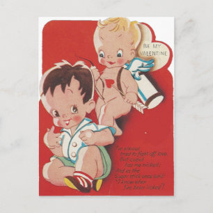 Vintage Cupid Valentine Copy Holiday Postcard