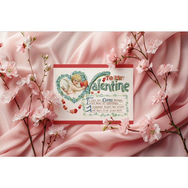 Vintage Cupid Valentine Postcard (Creator Uploaded)