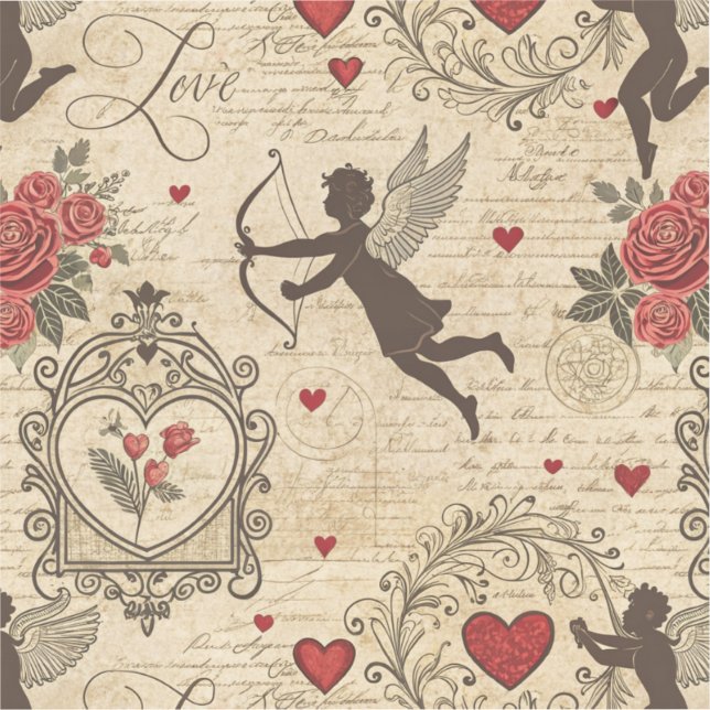 Vintage Cupid's Romantic Pattern (6) (Front)