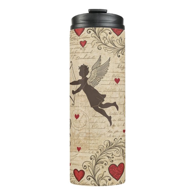 Vintage Cupid's Romantic Pattern (6) Thermal Tumbler (Front)
