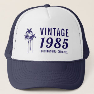 Vintage Custom 20th 40th 50th 60th Birthday Squad Trucker Hat