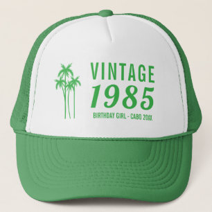 Vintage Custom 20th 40th 50th 60th Birthday Squad Trucker Hat