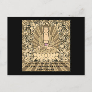 Vintage Custom Buddha Postcard