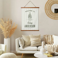Vintage Custom Name Camp Tree Family