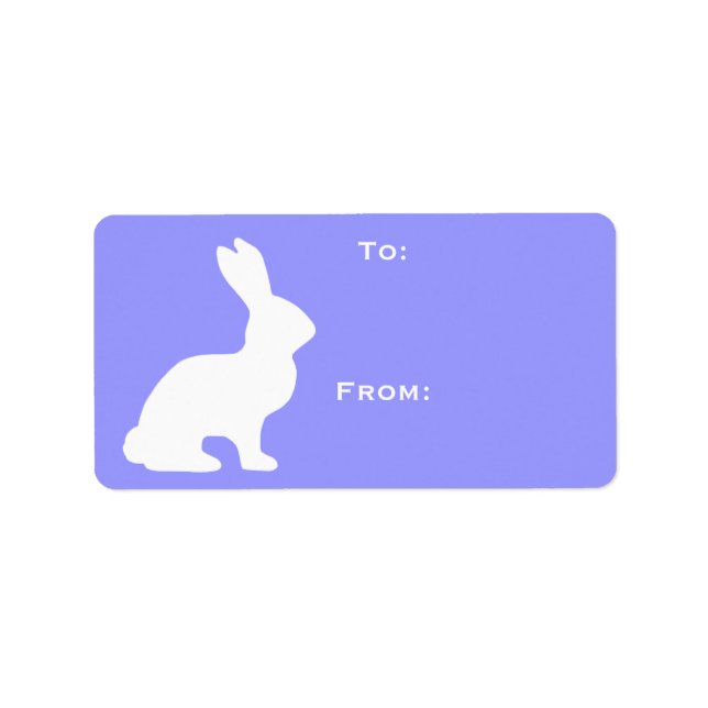 Vintage Cute Animal Easter | Bunny  Label (Front)