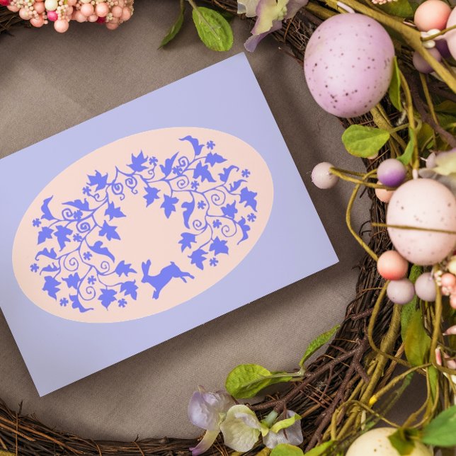 Vintage Cute Animal Easter  Card (Creator Uploaded)