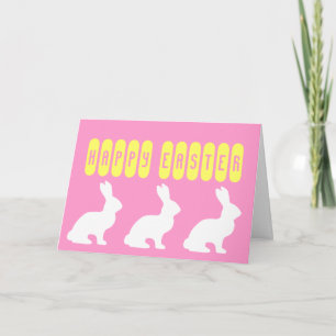 Vintage Cute Animal Easter Card