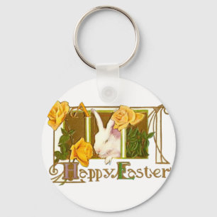 Vintage Cute Animal Easter Key Ring