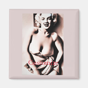 Vintage Cute Blonde Thunder_Cove  Magnet