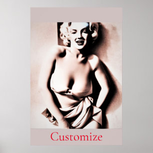 Vintage Cute Blonde  Thunder_Cove  Poster