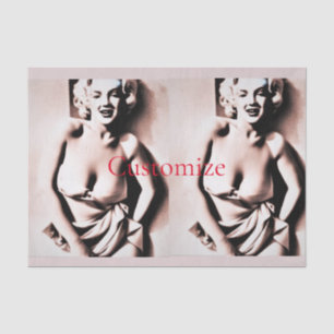Vintage Cute Blonde Thunder_Cove Tissue Paper