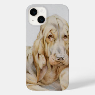 Vintage Cute Bloodhounds, Puppy Dogs by EJ Detmold Case-Mate iPhone 14 Case