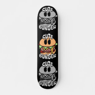 vintage cute burger Gang Skateboard