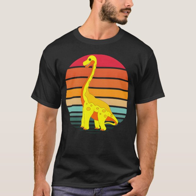 Vintage Cute Dinosaur gift T-Shirt (Front)