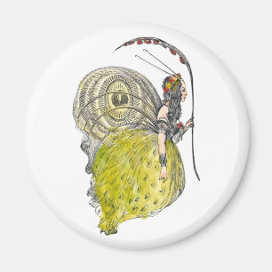 Vintage Cute Fantasy Butterfly Fairy with Wings Magnet