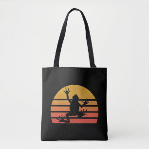 Vintage Cute Frog Tote Bag