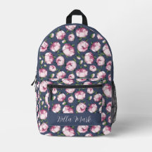 Vintage cute peony floral