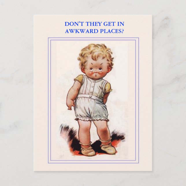Vintage cute postcard. postcard (Front)