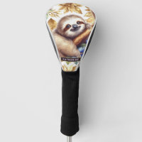 Vintage Cute Sloth Pattern