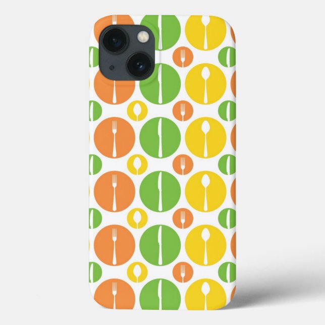 Vintage Cutlery Pattern Case-Mate iPhone Case (Back)