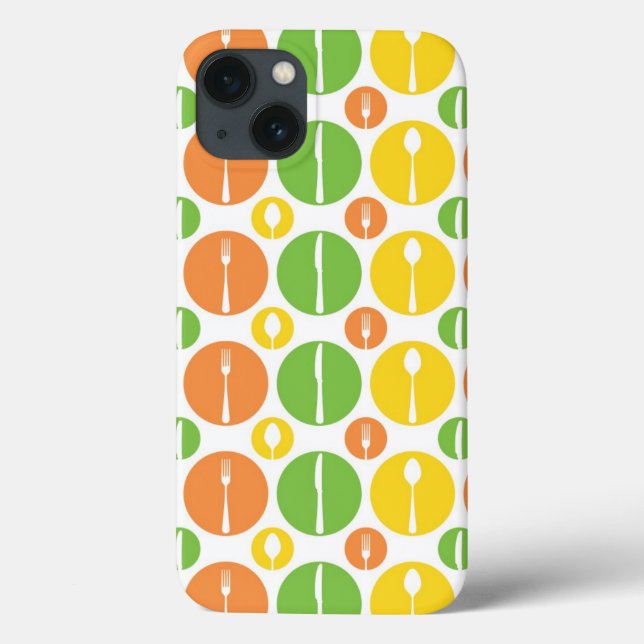 Vintage Cutlery Pattern Case-Mate iPhone Case (Back)