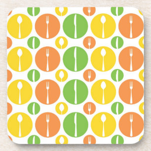 Vintage Cutlery Pattern Coaster