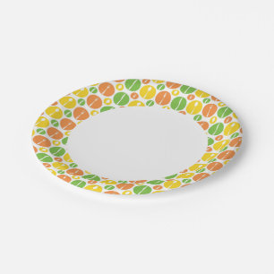 Vintage Cutlery Pattern Paper Plate