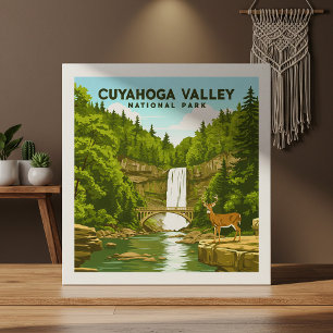 Vintage Cuyahoga Valley National Park  Tile