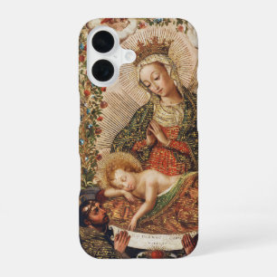 Vintage Cuzco School Virgin Adoring Christ Child iPhone 16 Case