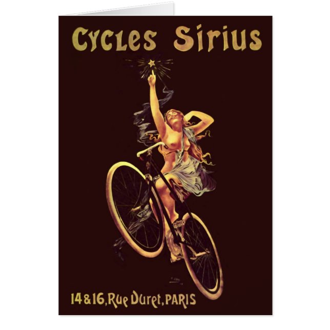 Vintage Cycles Sirius Bicycle Poster (Front)