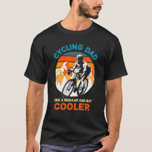 Vintage Cycling DAD Bicycle Lover Mountain Biking T-Shirt