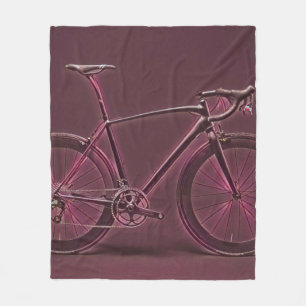 vintage cycling gift for cyclists fleece blanket