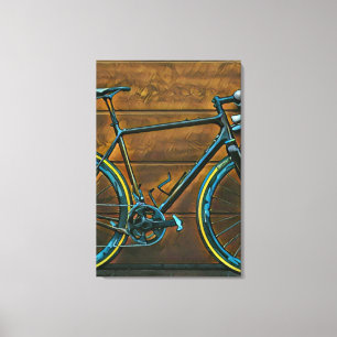 Vintage cycling gifts mountain bike gifts canvas print