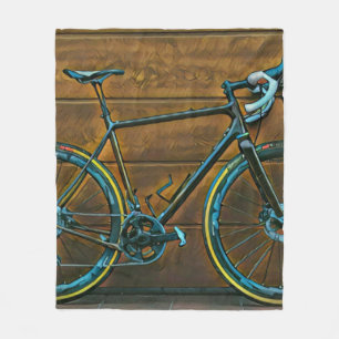 Vintage cycling gifts mountain bike gifts fleece blanket