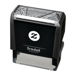 Vintage cycling gifts mountain bike gifts self-inking stamp