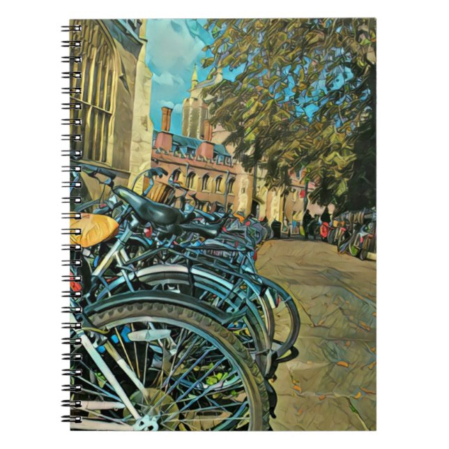 Vintage cycling gifts notebook (Front)