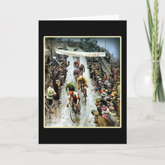 Vintage Cycling Giro Velo Card