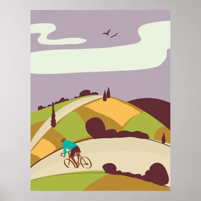 Vintage Cycling Poster (Front)