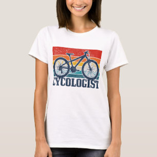 Vintage Cycologist Mountain Bike MTB Cycling Funny T-Shirt